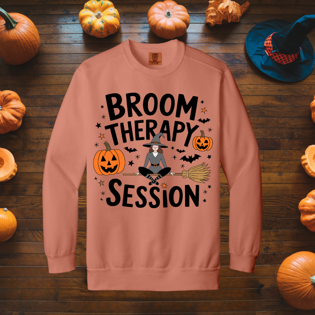 Broom therapy session