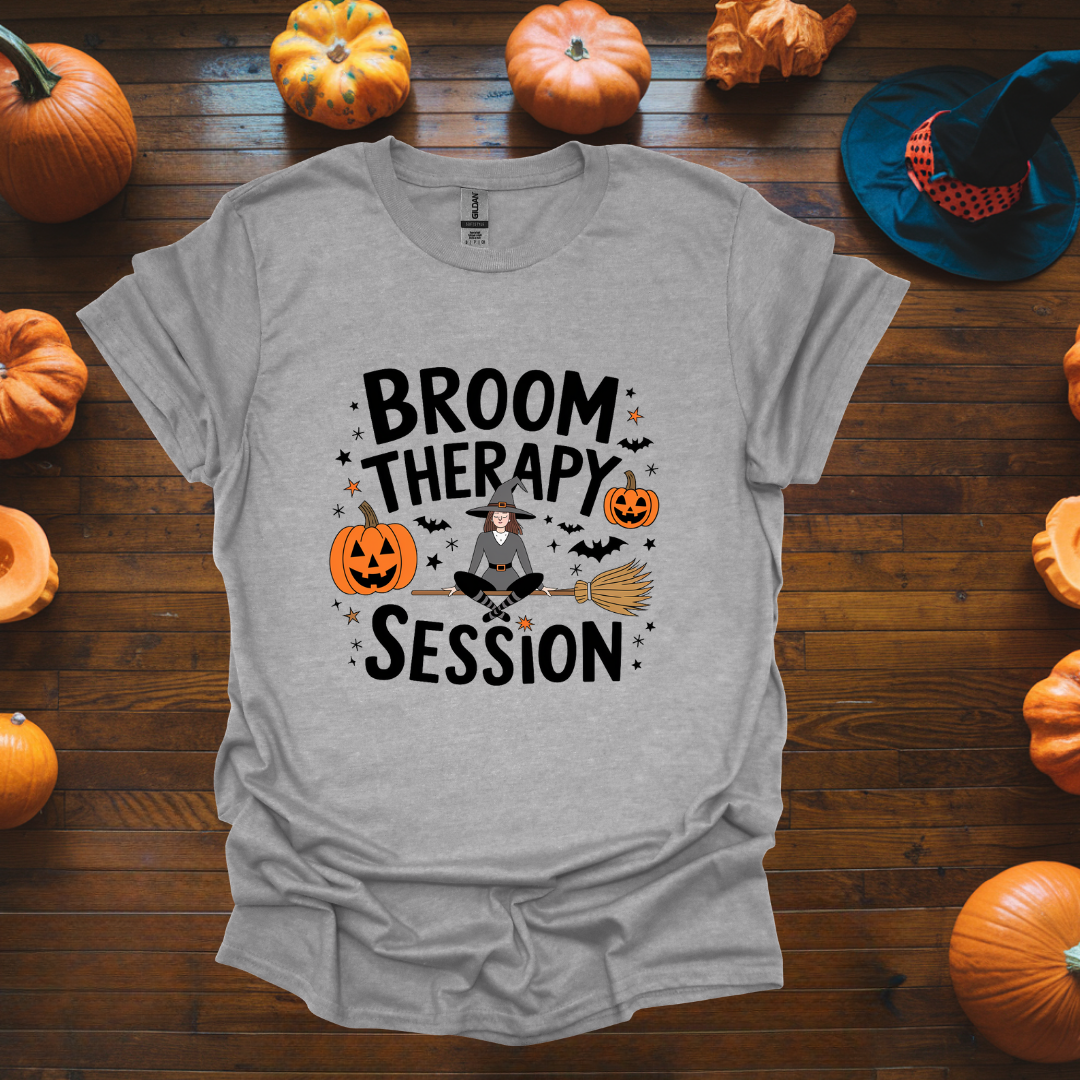 Broom therapy session