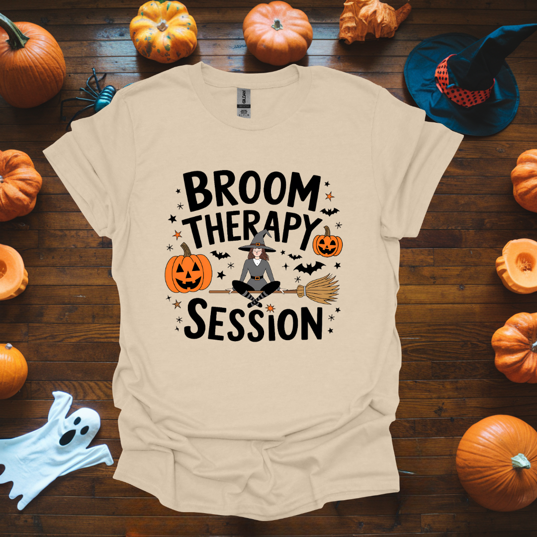 Broom therapy session