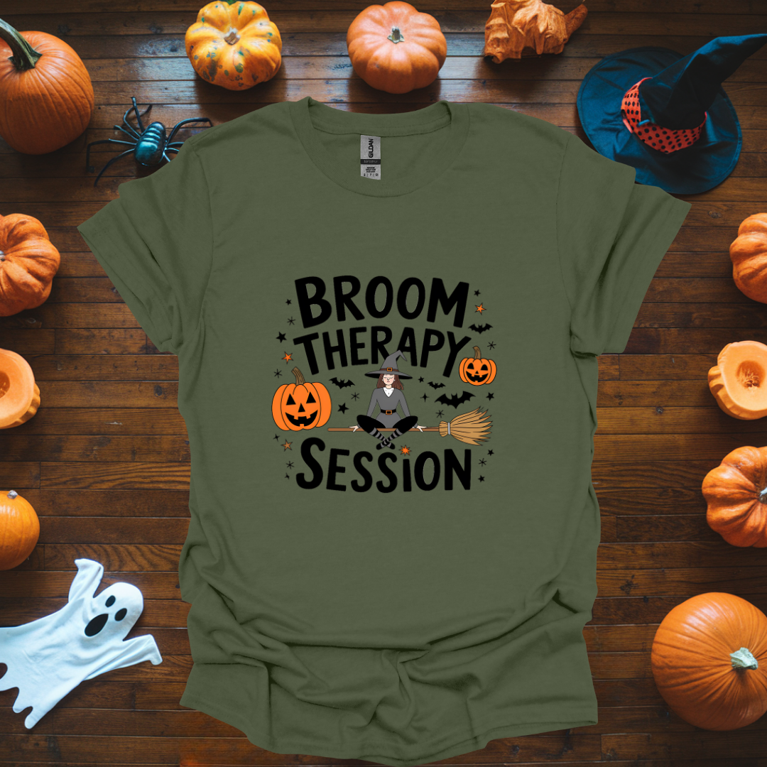 Broom therapy session